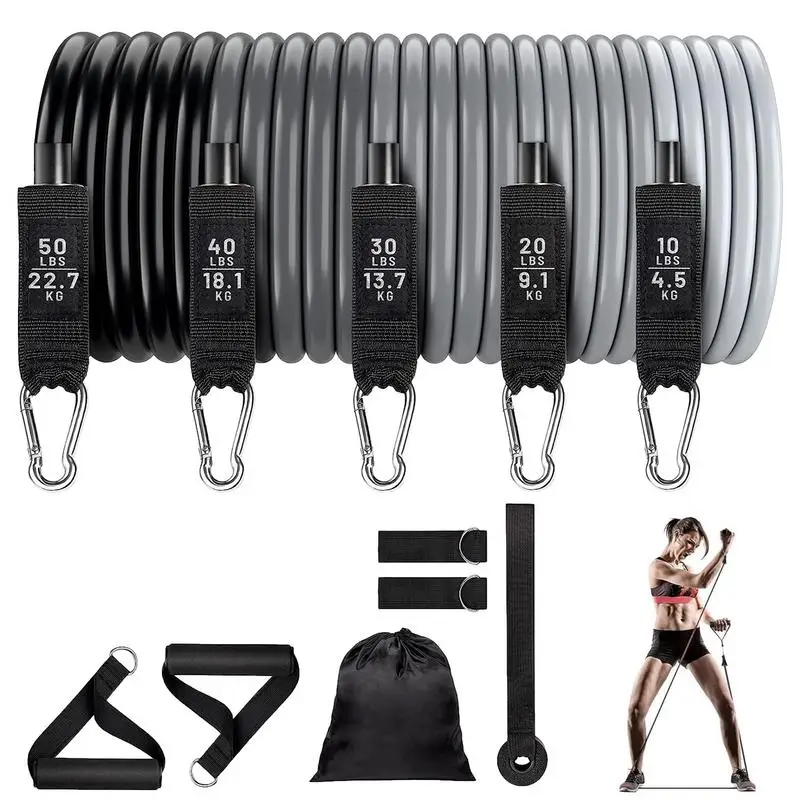 

Fitness Bands Set 11pcs Pull Up Resistance Bands Weight Bands For Working Out Body Stretching Elastic Bands For Home Gym