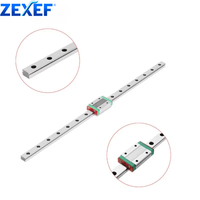 ZEXEF 9mm Linear Guide MGN9 L= 100 200 300 350 400 450 500 600 Mm Linear Rail Way MGN9C or MGN9H Linear SS Block 3d Printer CNC