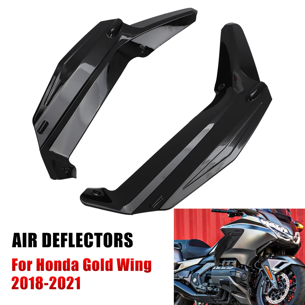 

Motorcycle Windshield Side Wing Wind Shield Air Deflector ABS Plastic For Honda Gold Wing GL1800D Tour 2018-2023 2022 Accessory