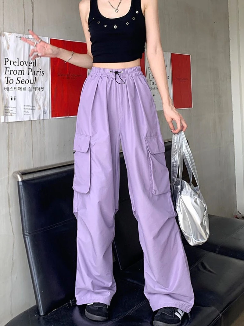 السراويل البضائع النسائية الكورية الخريف البوليستر مضلع الفني منقوشة لينة القوطية محكم أنيقة الكلاسيكية الحد الأدنى التنقل #3