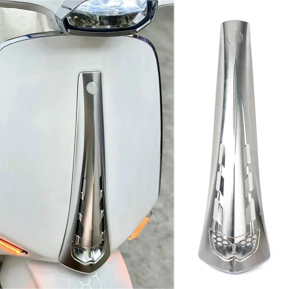 Aluminum Front Horn Head Fairing Cover For Vespa Primavera Sprint 150 Sprint150 Motorcycle Accessories Decorative Cover