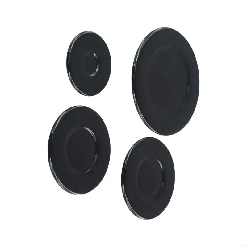 

U0de набор из 4 металлических газовых горелок пламенные крышки крышки легкой установки теплостойкость