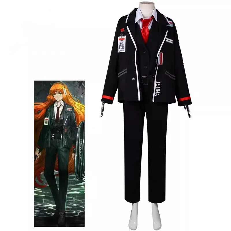 Limbus Company Ishmael Cosplay Costume For Halloween Christmas Party Men Hearse Uniform Ishmael Role Play Con Cloth