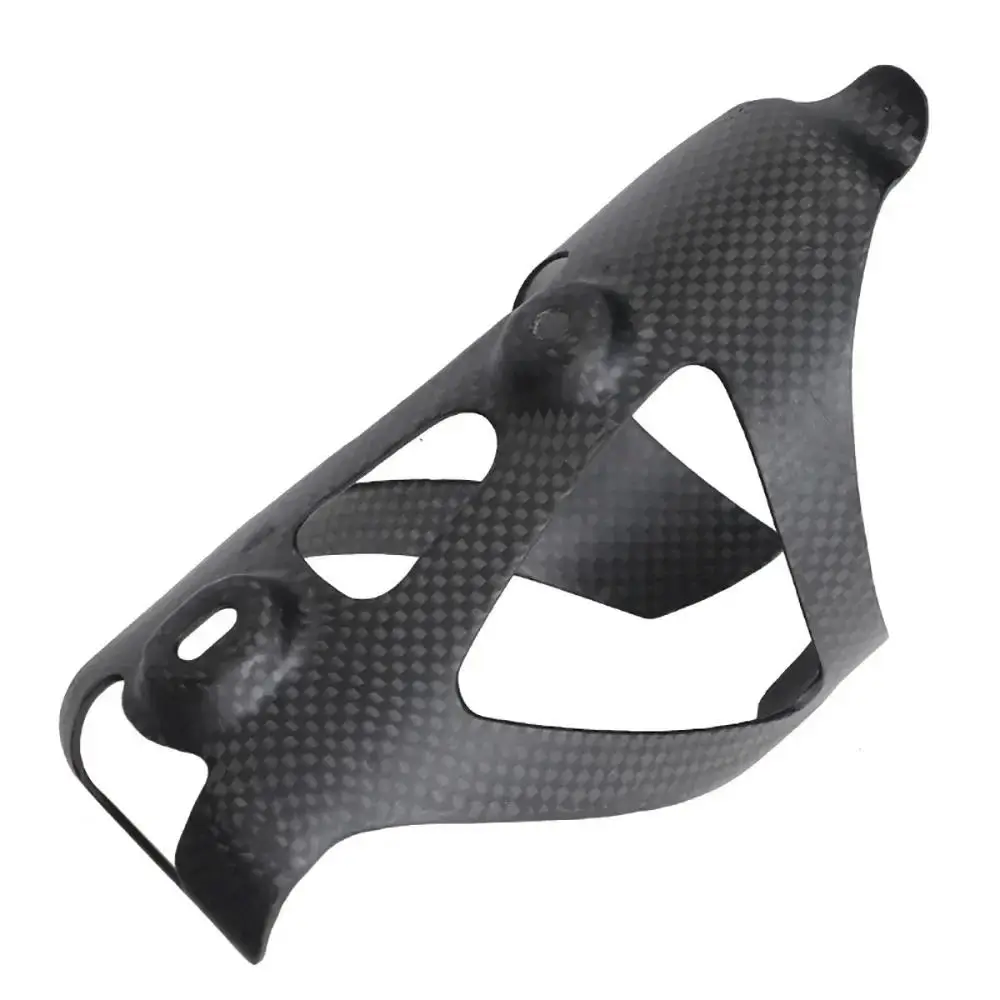 Sturdy 3K Carbon Fiber Bike Water Bottle Rack Lightweight Matte Cycling Kettle Support Road Mountain Bicycle