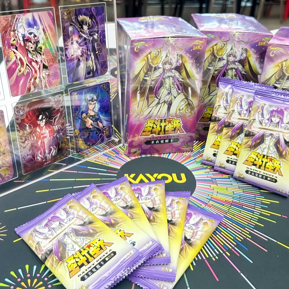 В наличии: Оригинальные коллекционные карты Kayou Saint Seiya Cloth Awakening Series 1234 Edition, Афина, Сэйя, лимитированное издание BP, аниме-подарки