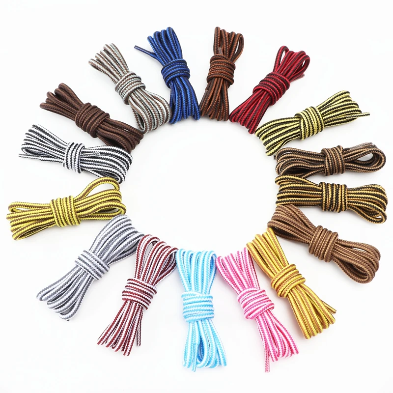 1Pair Striped Rope Shoe laces Casual Sneakers Round Shoelaces Boots Shoelace Quality Laces for Shoes Accessories 70/90/120/150CM