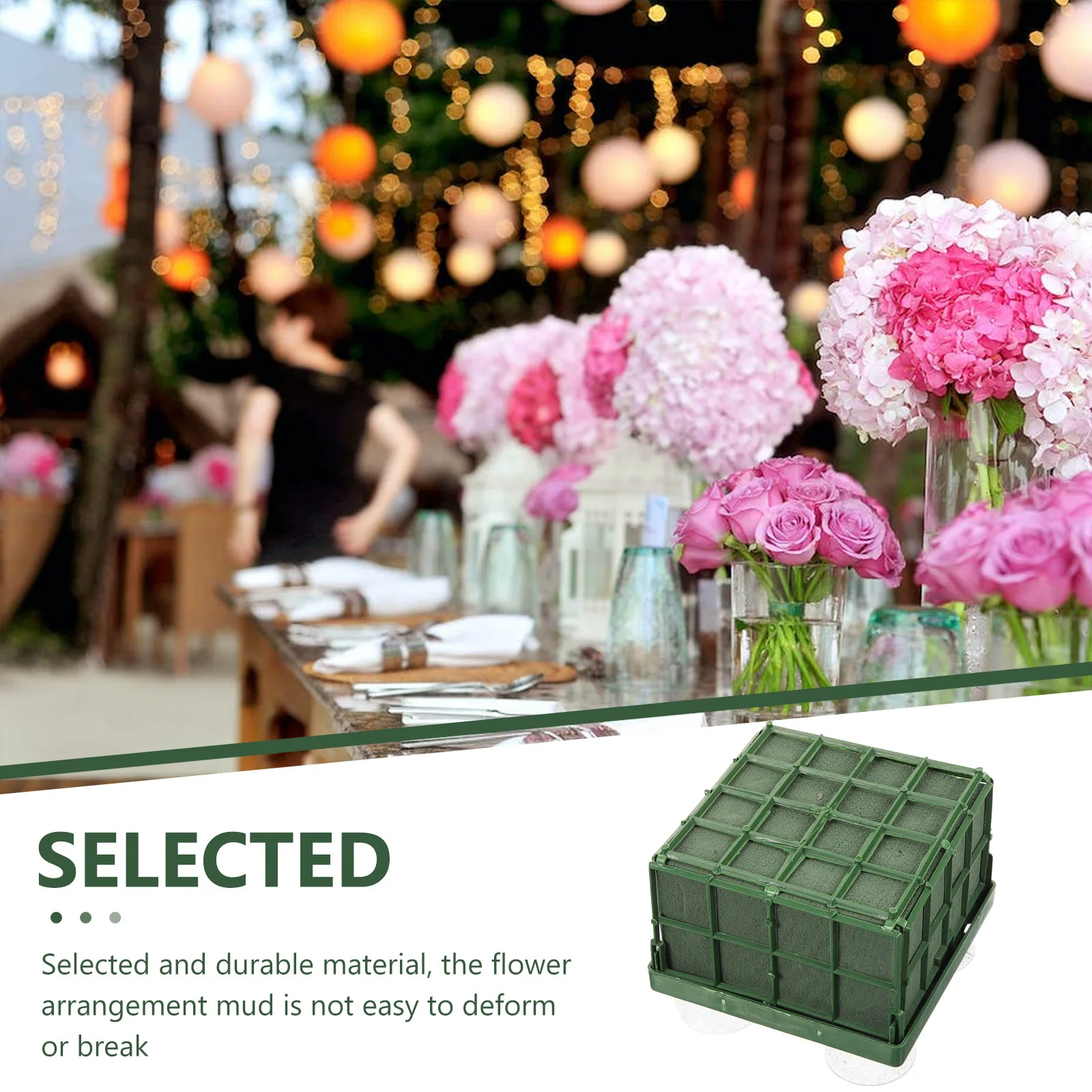 تصميم جديد قفص رغوة الأزهار لترتيب الزهور الطين دعم قوي DIY صناديق الزهور لحفل الزفاف الزهور المجففة