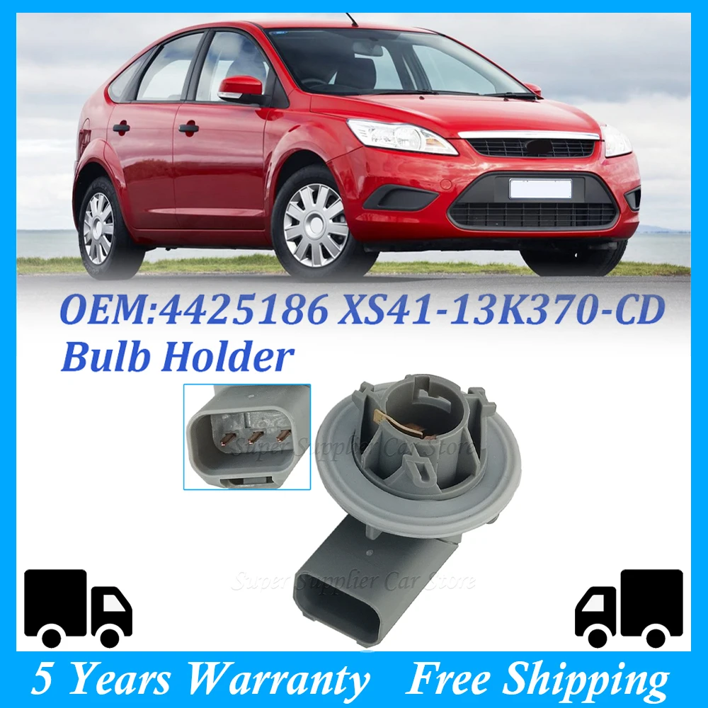 

Для Ford Focus MK1 MK2 1998-2008 цоколь лампы стоп-сигнала заднего тормоза стоп/задний фонарь/держатель лампы 4425186 XS41-13K370-CD