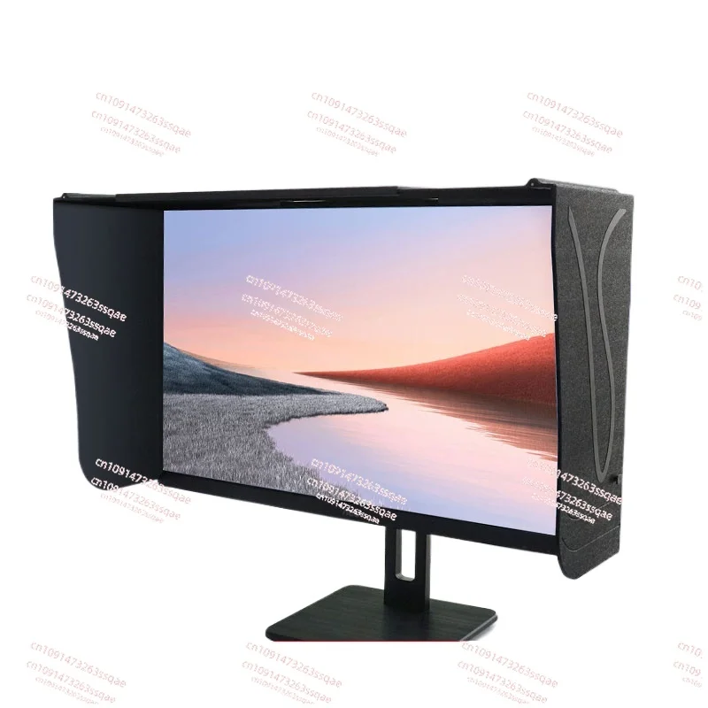 

Экран монитора настольного компьютера Бленда для объектива Печать ретушь Ширина 41-66 см Солнцезащитная доска