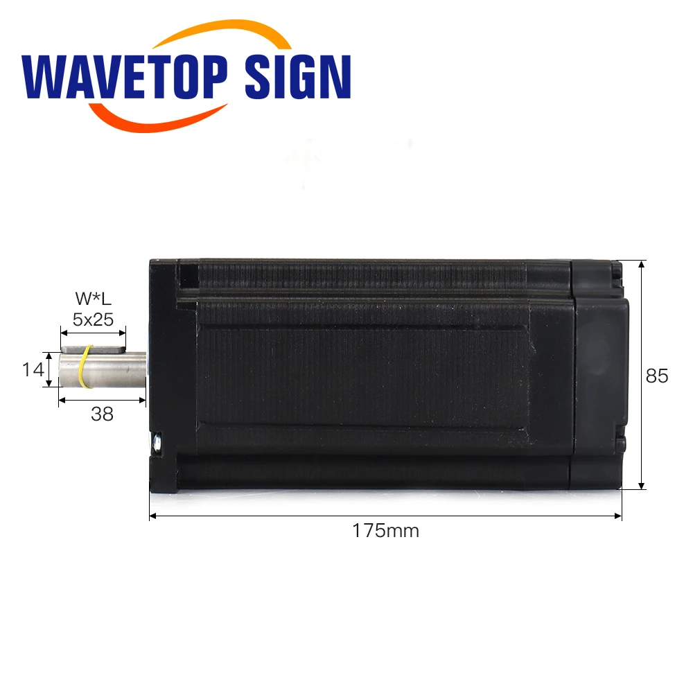 JMC NEMA 34 Hybrid Closed Loop Motor Driver Set 12N.m Speed 0-2000rpm 6A Shaft Dia.14mm Stepper Motor Driver 86J18156EC+2HSS86H