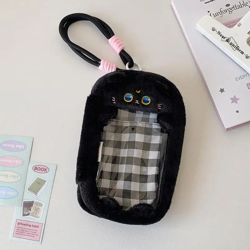 [xxx]【xxx】 Plush Doll Dustproof Storage Bag Doll Display Bag With Keyring Mini Mystery Box Dolls Organizer Pouches For 15cm Doll view 4