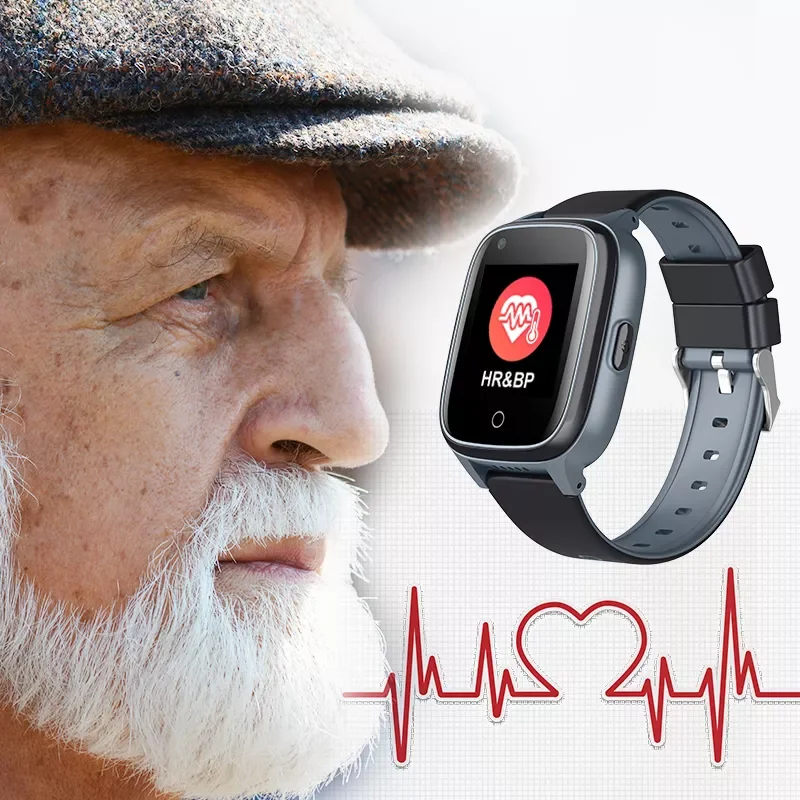 

D32 4G Elderly Smart Watch SOS Emergency Call GPS+AGPS+WIFI+LBS Location Heart Rate blod Pressure blod oxyge monitoing