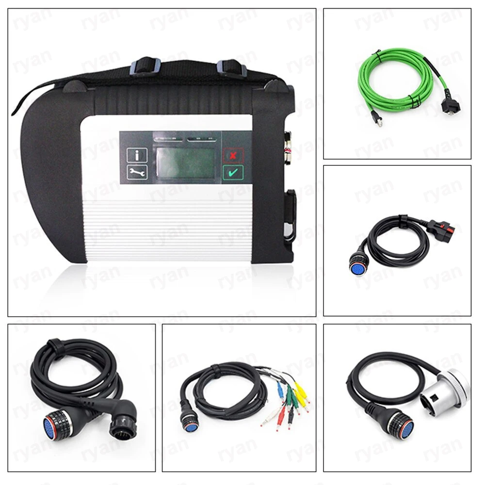 Special Style No WiFi MB Star C4 With Full Cable No Wireless Sd Connect C4 For Car Truck 12V 24V Auto Diagnostic Tool Super Chip