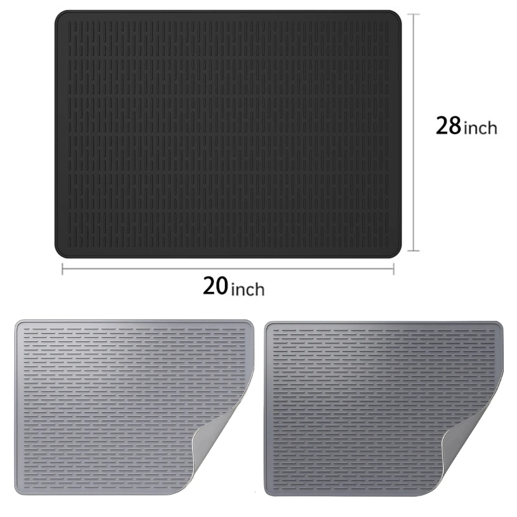 Stove Top Covers for Electric Stove Ceramic Glass Top Cooktop Protector Silicone Stove Top Protector Mat Non-slip Drainage Pad