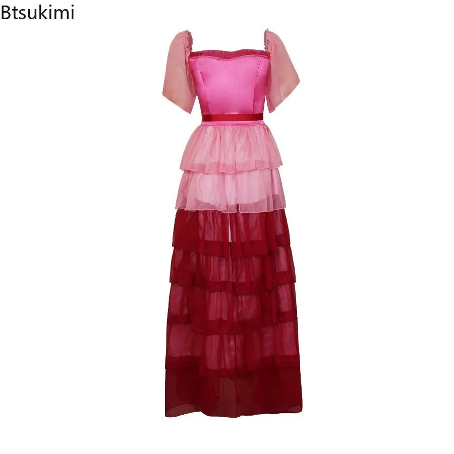 Hermione Women Pink Dress Princess Granger Cosplay Costume Halloween Maigc School Party Performance Clothes Lolita Evening Dress view 4