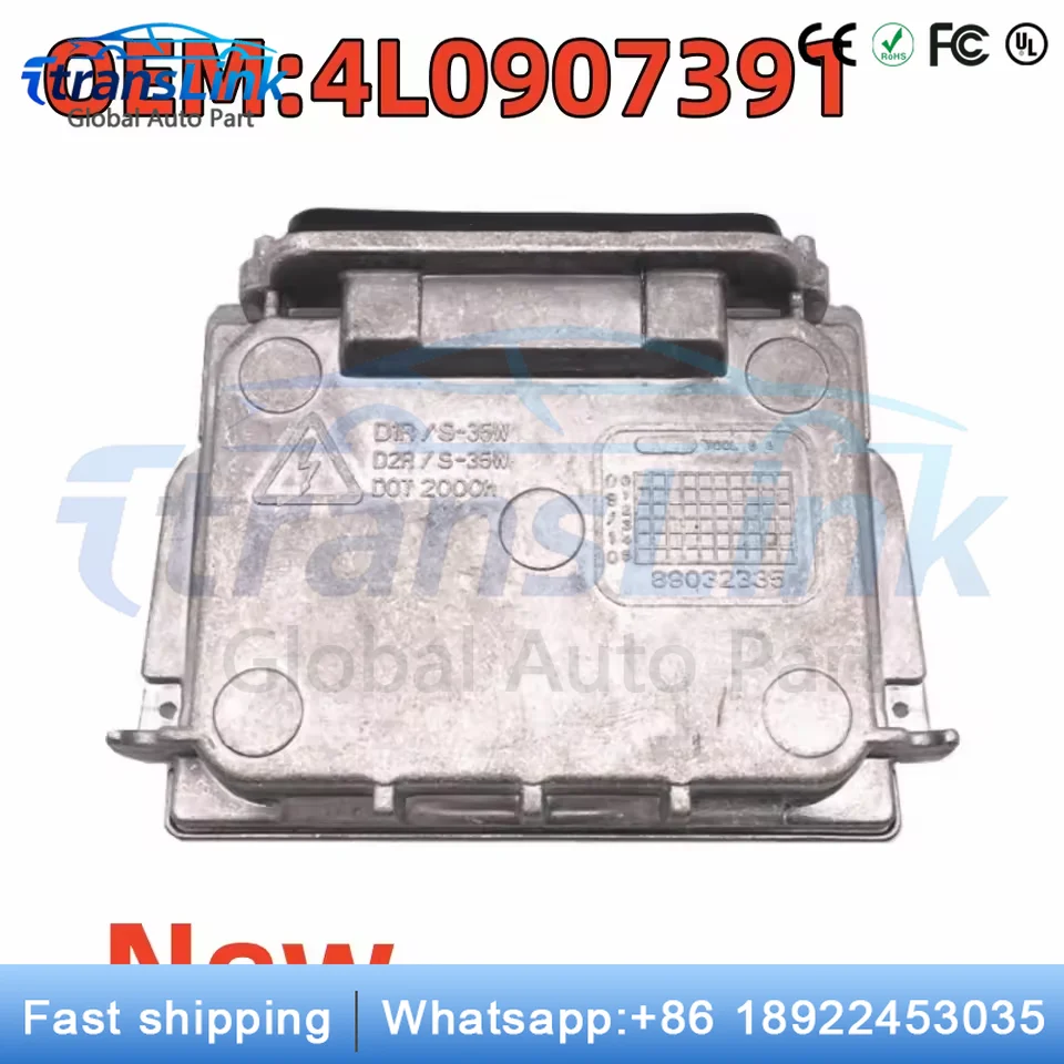 Módulo Controlador de Unidade de Ballast de Farol Xenon HID 6G D1S Original 4L0907391 89034934 89076976 para BMW Audi VW GMC Volvo Valeo