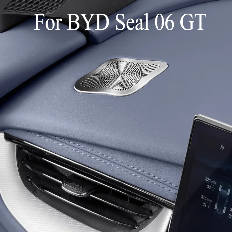 Для BYD Seal 06 GT приборная панель, маски для выхода воздуха с обеих сторон, защитный чехол из нержавеющей стали, автомобильные аксессуары