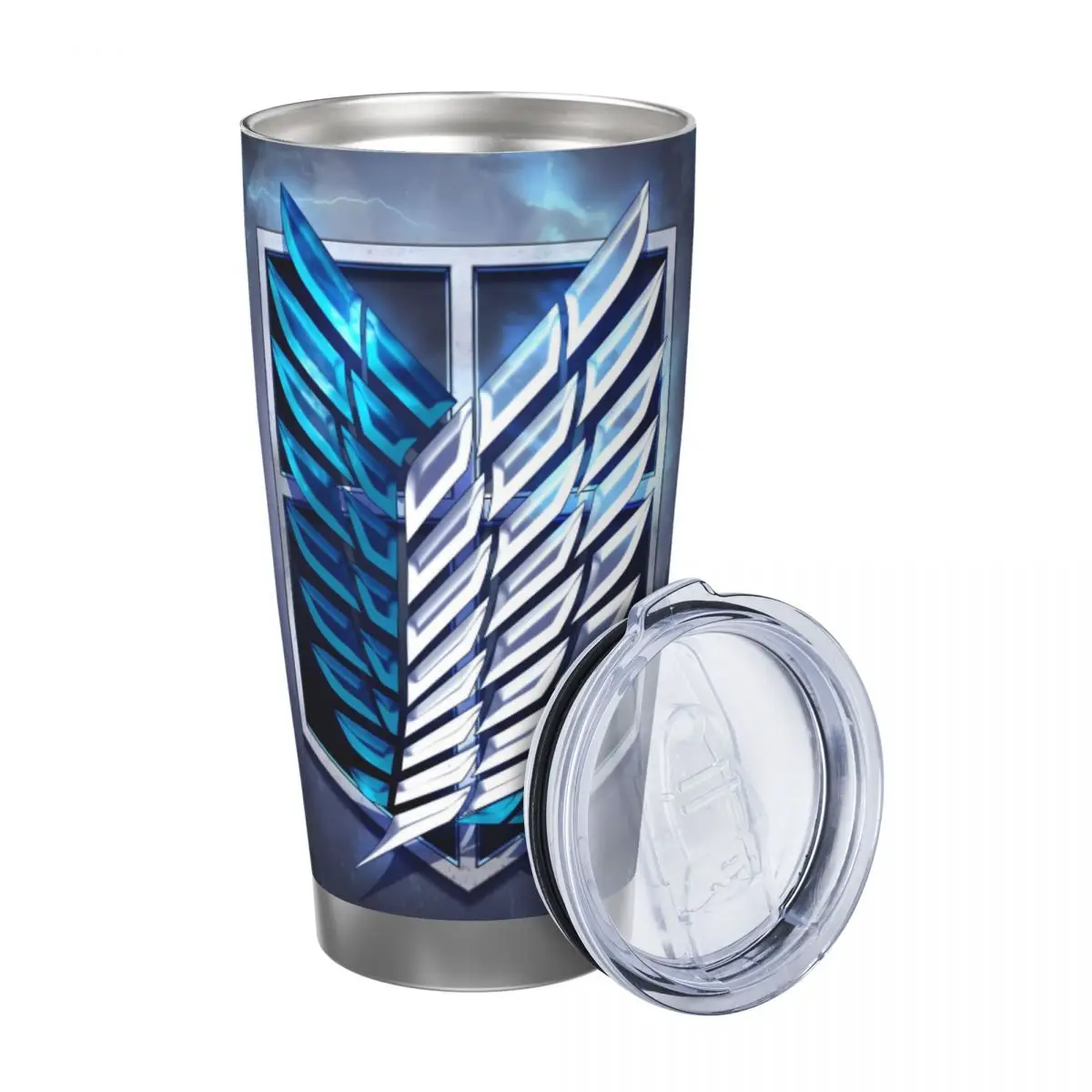 Attack On Titan 20oz Stainless Steel Insulated Thermal Coffee Car Cup Cold Hot Mugs Vacuum Flask