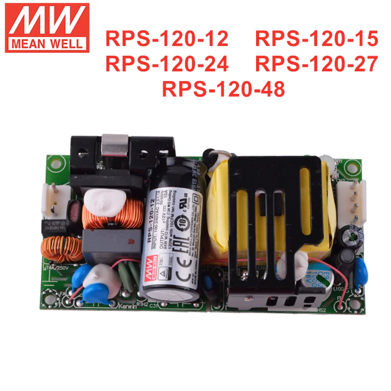 

MEAN WELL PCB Medical Type RPS-120 Series Switching Power Supply RPS-120-12 RPS-120-15 RPS-120-24 RPS-120-27 RPS-120-48