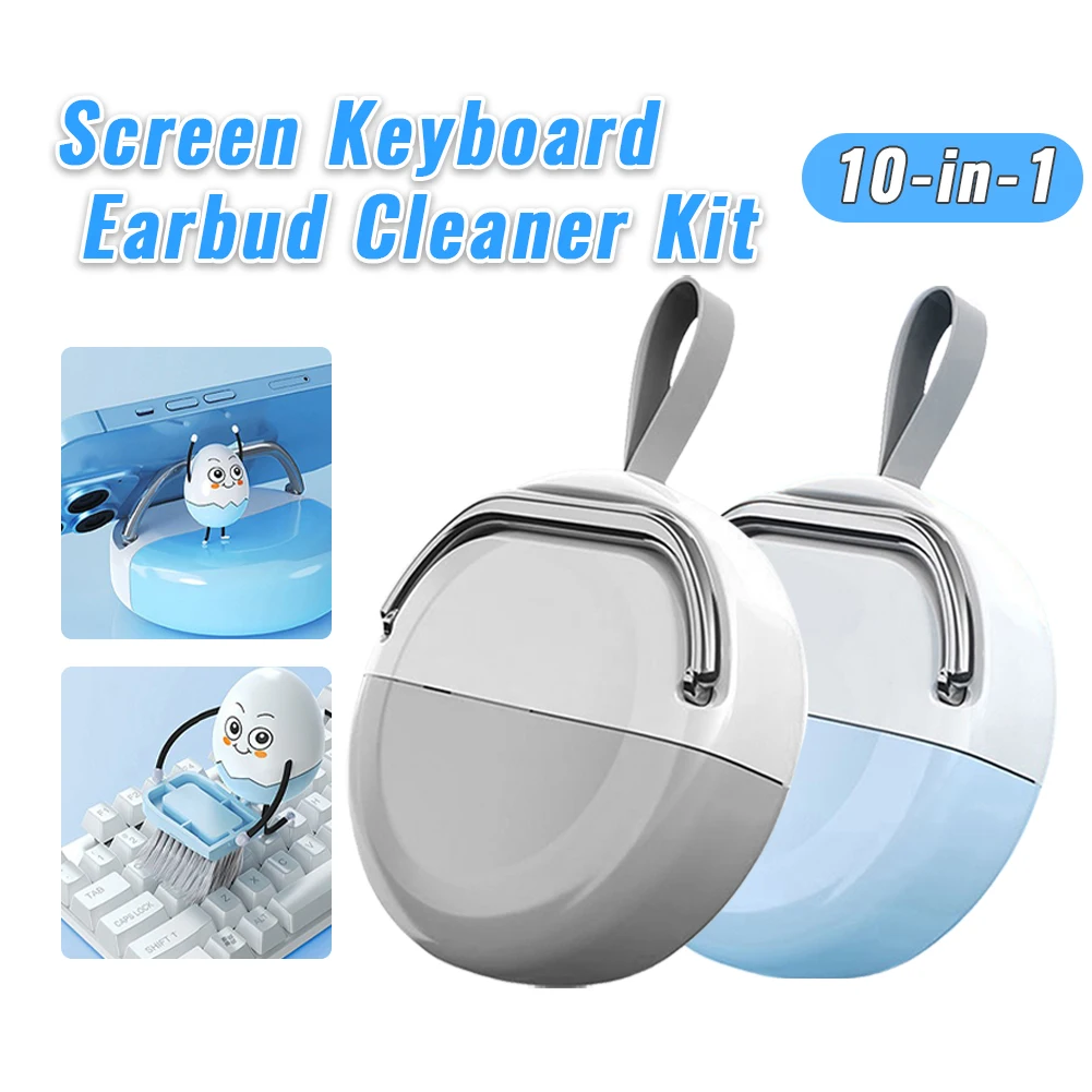 10 인 1 이어폰 청소 펜 키캡 풀러 세트, 스크린 키보드 클리너 키트, 이어버드 청소 도구, 헤드셋, iPad 전화 클리너
