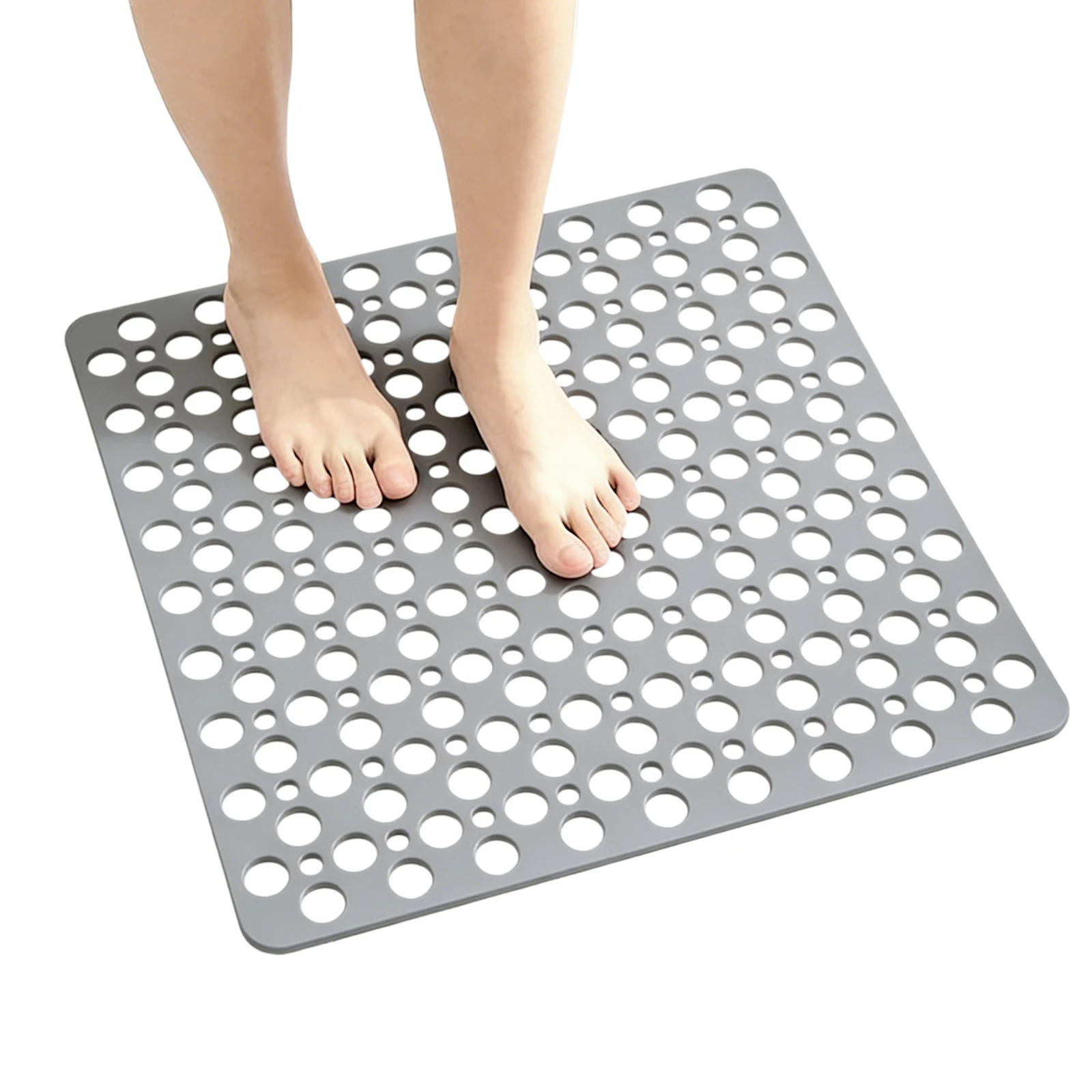 Fast Draining Shower Mats with Suction Cups and Drain Holes Bathroom Mats for Floor for Bathroom Bathtub & Shower Stall