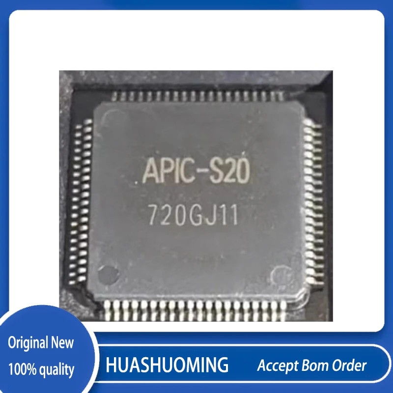 1Pcs/Lot  New  APIC-S20  APIC APIC-520     SC542016B SC542016BCFU   SC542016  MC9S12D64CFU 2L86D MC9S12D64  MC9S12D64C  QFP80