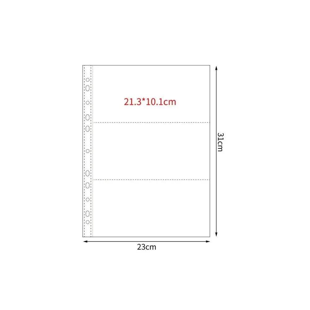 Stationery Multiple Pockets A4 Kpop Photocard Binder PP DIY Card Stamp Die Jewelry Storage Transparent Photocard Holder