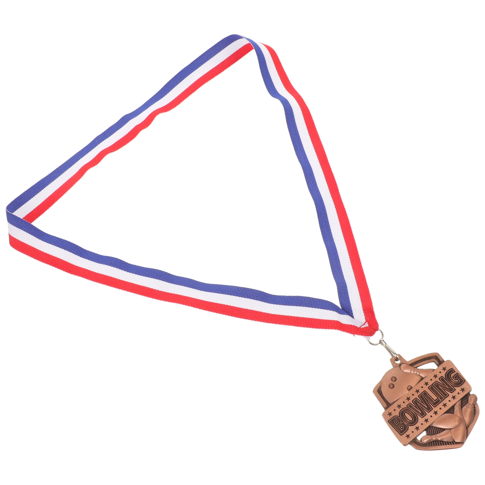 

Bowling Medals Award Decor Zinc Alloy Ribbons Competition Customizable Design Medal For Adults Team Sports Souvenir