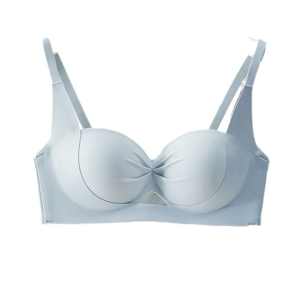 Push-up bra, frameless bra, underwear set, small breasts, very large, sponge thickness 3cm.