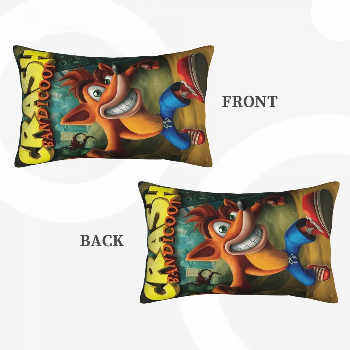 Crashs Bandicoots Cartoon Kids Pillowcase 30