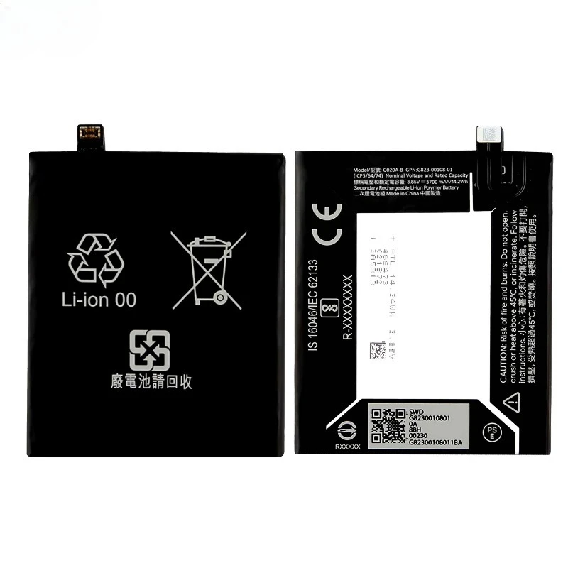 G020A-B for Google PIXEL 3A XL  Phone Battery High Quality High Capacity Battery Replacement Bateria Grade A Cell with Tools