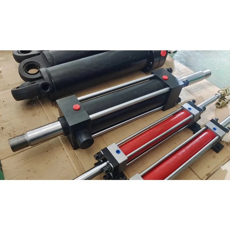20tons Long Tie Rod Hydraulic Oil Cylinder  Motion Simulator  400mm Stroke Heavy Duty Pneumatic Cylinder view 5