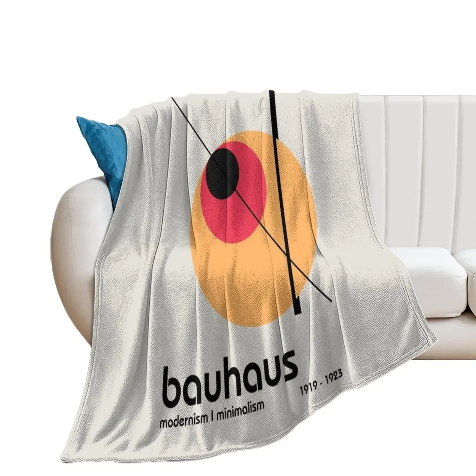 Bauhaus Modernism I Minimalism 1919 - 1923 Throw Blanket Sleeping Bag Luxury Thicken Weighted Blankets