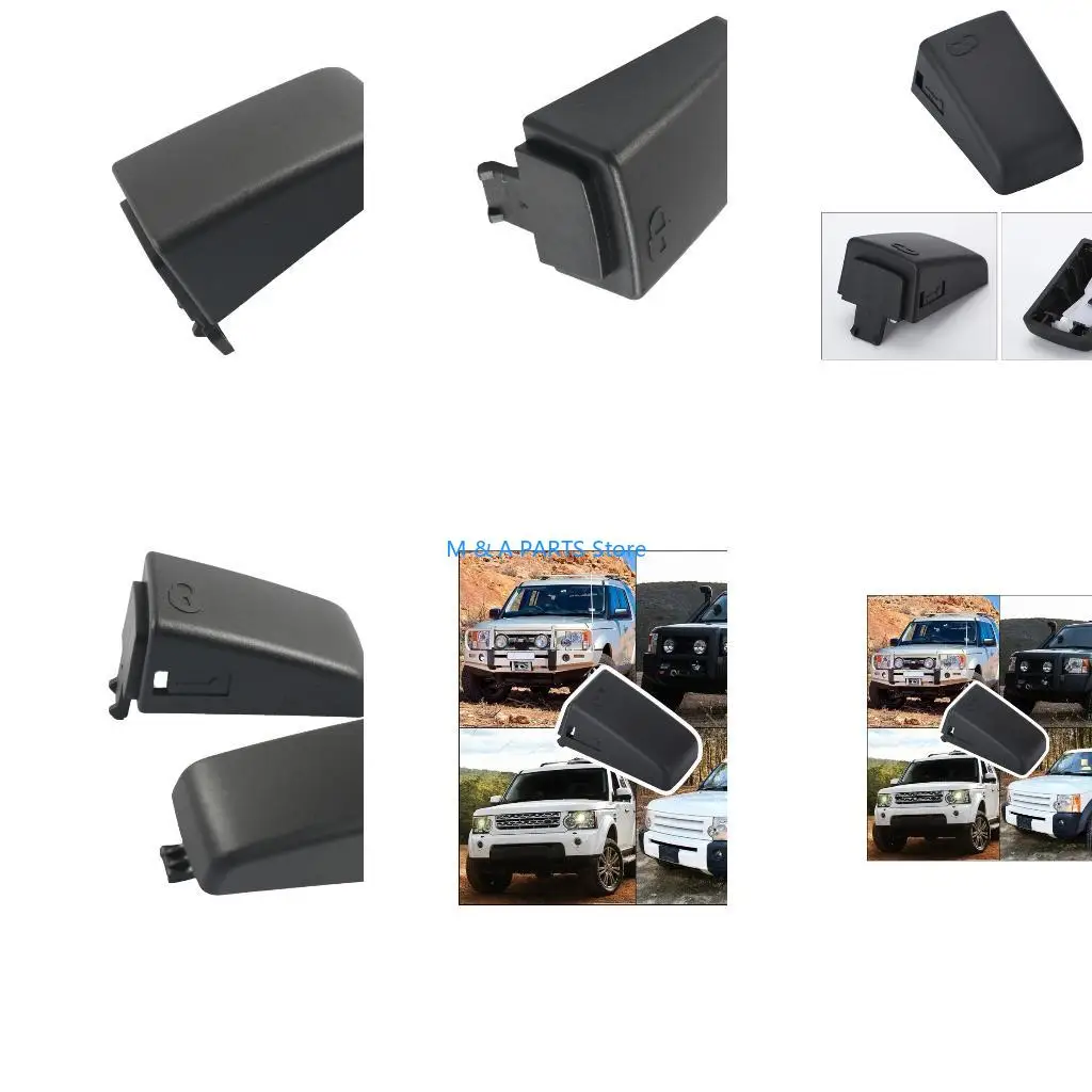 U1JF  Black Car Door Handle Protector Modern Exterior Handle Cover Upgrades Replaces CXJ500050 CXJ500060 for Automotives 