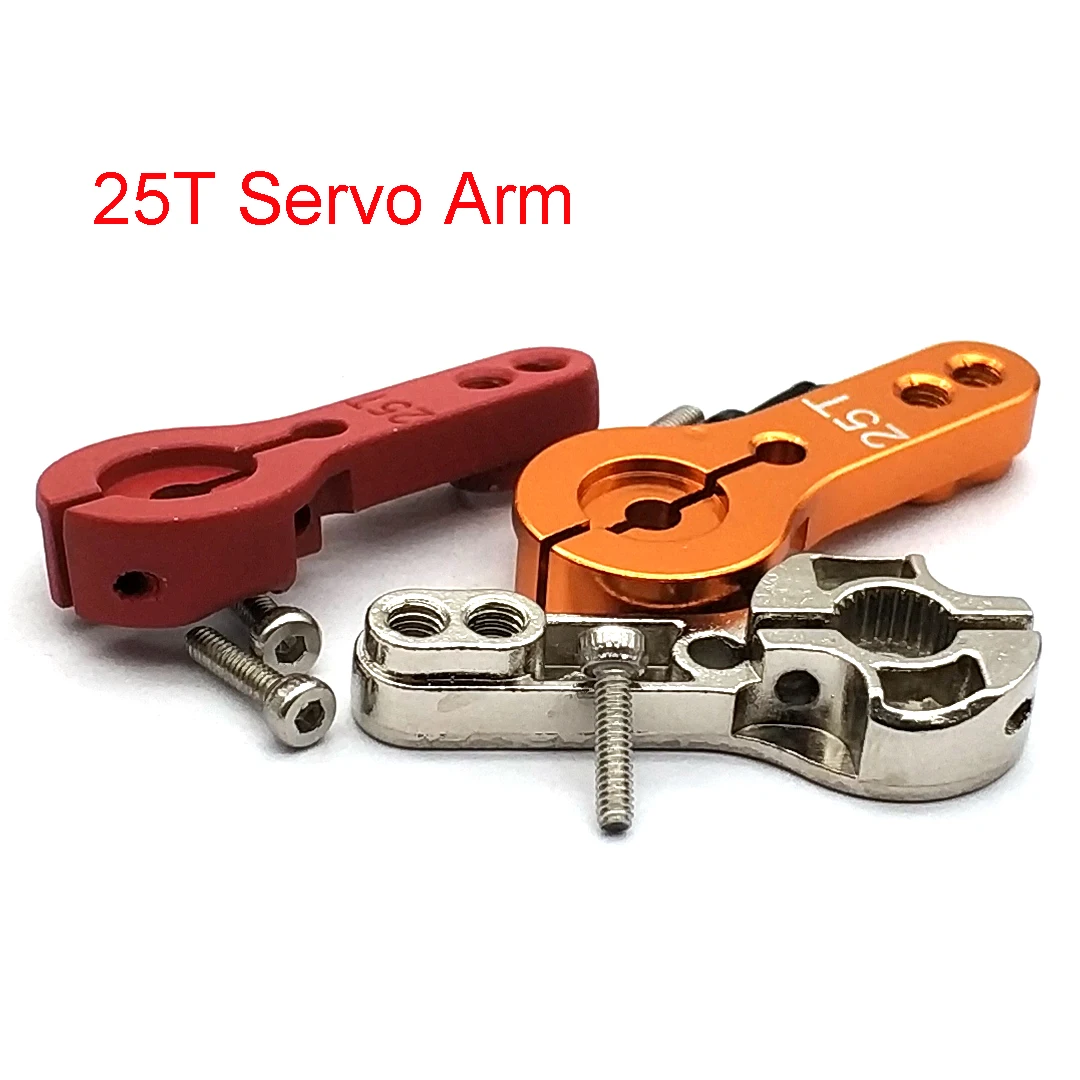 25T Standard M3 Metal RC Servo Arm Horn for MG995 MG946R MG996R MG945 S3003 Servo Metal Rocker