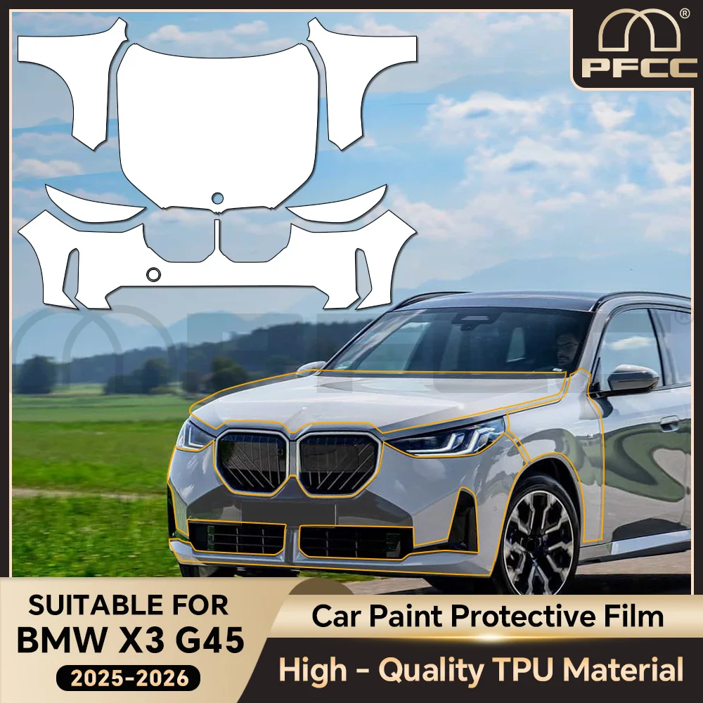 

PPF For BMW X3 G45 Sport 30 M50 M Sport 2025 Paint Protection Film Anti-Scratch Body Sticker Original Pre Cut TPU Transparent