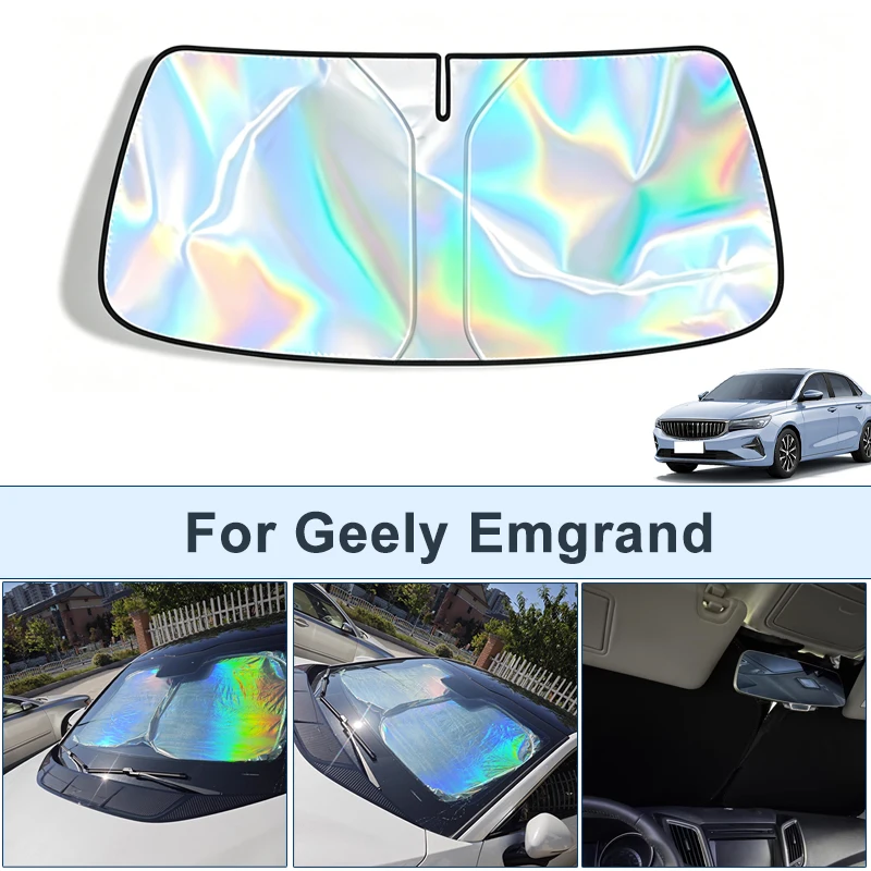 

Foldable Front Windshield Sun Shade For Geely Emgrand UV Reflective Sun Protection Cover Car Interior Accessories