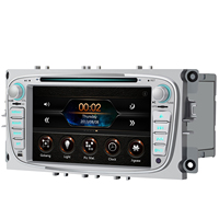 AWESAFE 7 Inch Car Radio for Ford with 2 DIN Touch Screen, Ford Car Stereo with Bluetooth/GPS/FM/RDS/CD DVD/USB/SD