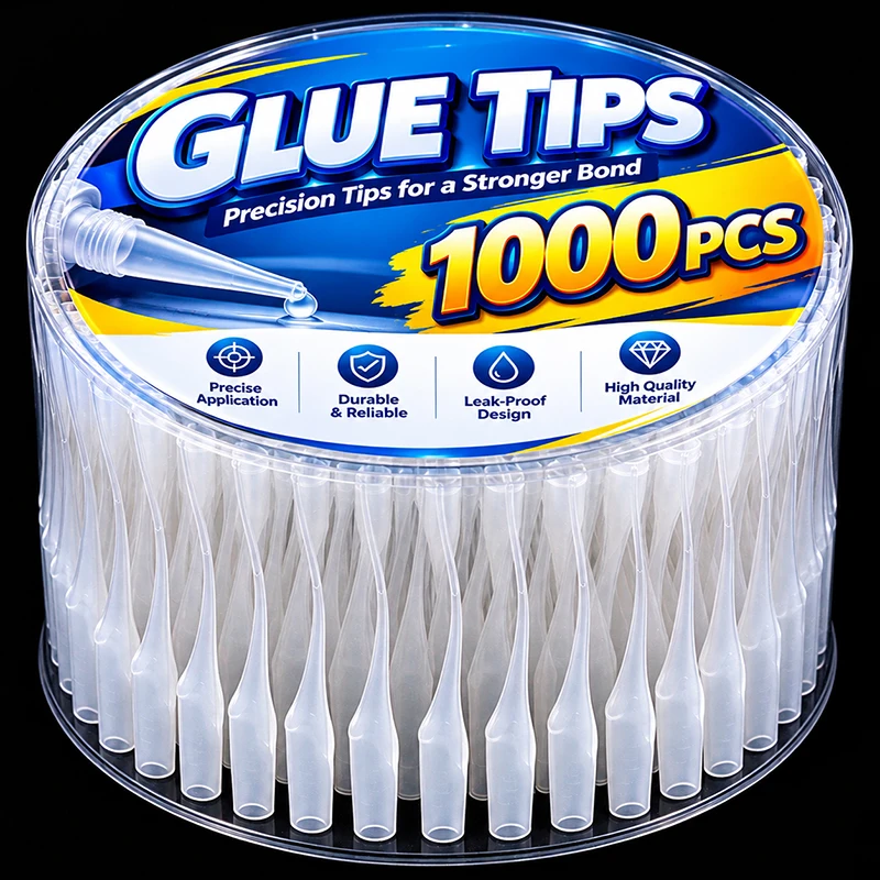 100/1000x Precision Glue Applicators Crafts Laboratory Dispensing Universal Dropper 401 502 Glue Extended Tube Nozzle Supplies