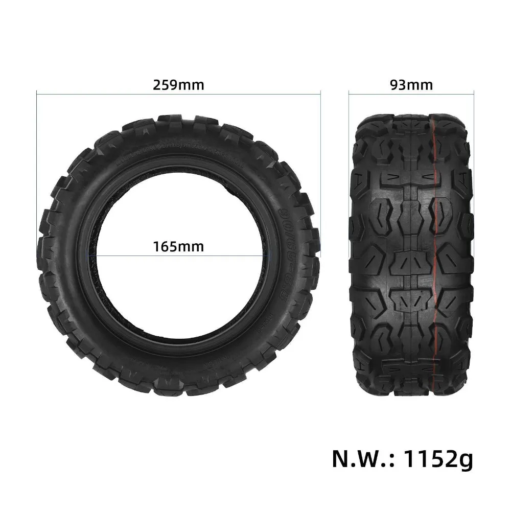 90/65‑6.5 11″ Widened Thickened Off-road tubeless tire OEM‑Size for Zero11X Dualtron Thunder2/3 Achilleus Speedual Plus Scooter
