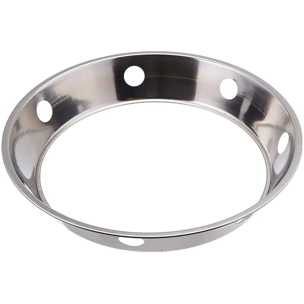 

Universal Wok Pan Support Rack Stand Wok Ring/Metallic Round Bottom Universal Size for Gas Stove Fry Pans