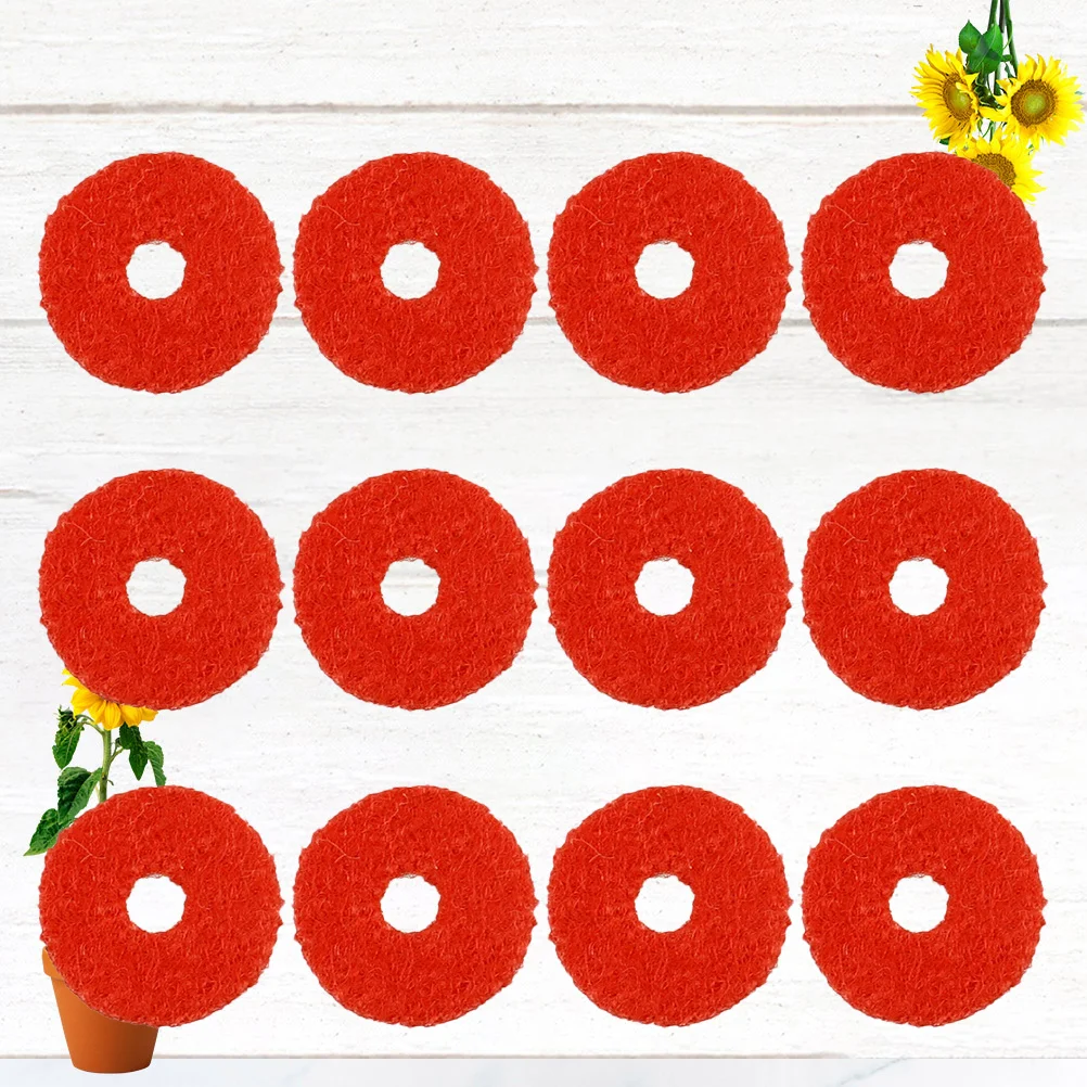 

90pcs Piano Tuning Accessories Felt Piano Washer Small Ring For Key Leveling Wear Resistant Noise Reduction Red