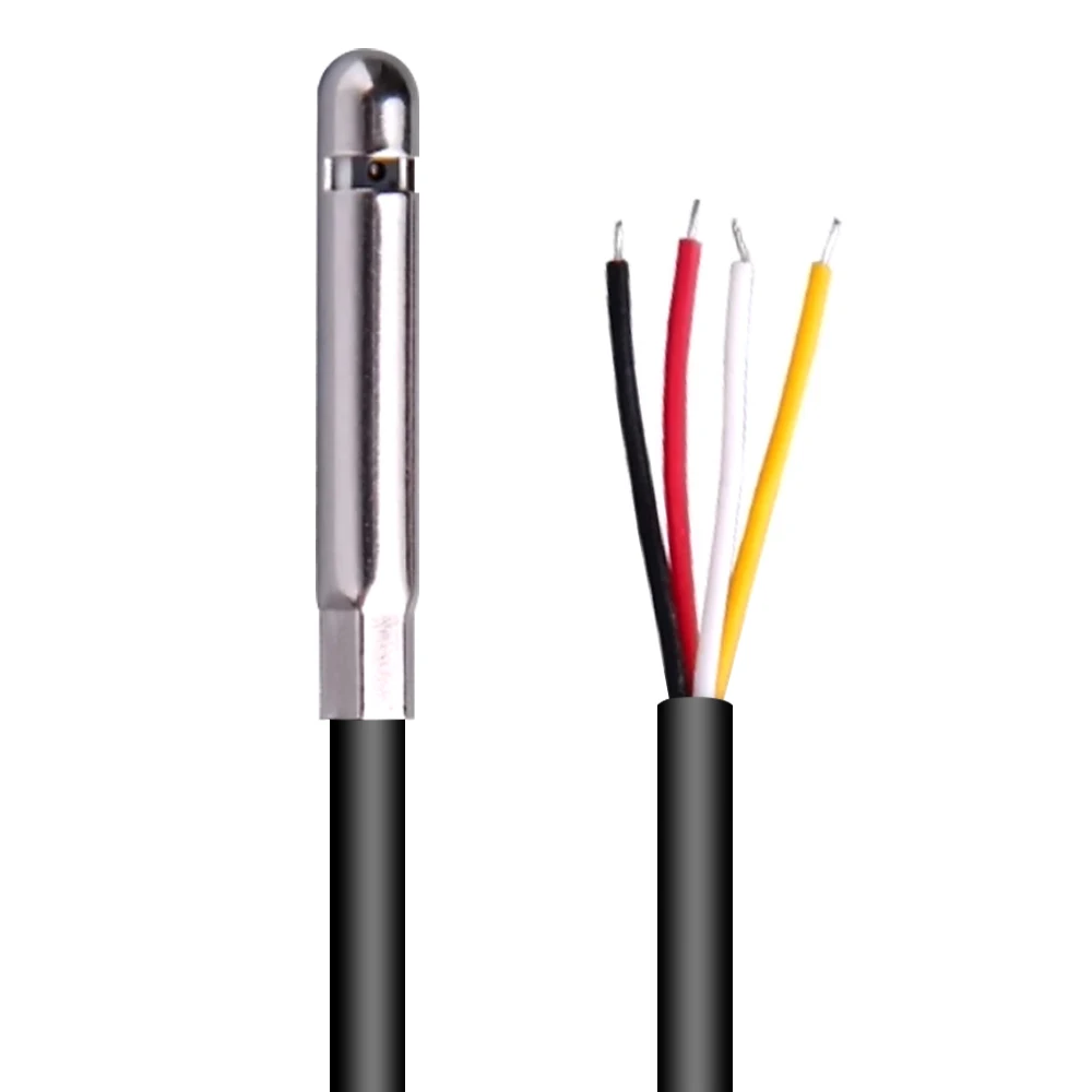 SGP30 SGP40 TVOC Air Quality Gas Sensor eCO2 HCHO CO2 Waterproof Stainless Steel Probe I2C IIC 4Pin Terminal Connecting Wire