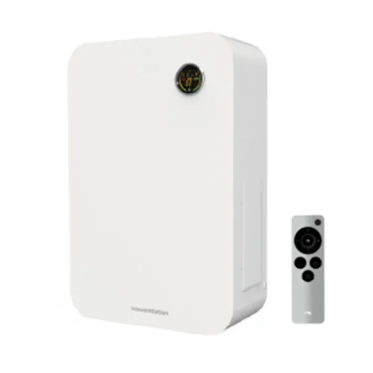 MIA 200m3/h Wall Mounted Fresh Air Supply Fan with HEPA Filter PM2.5 Remover  Purifier Ventilation Remote Control