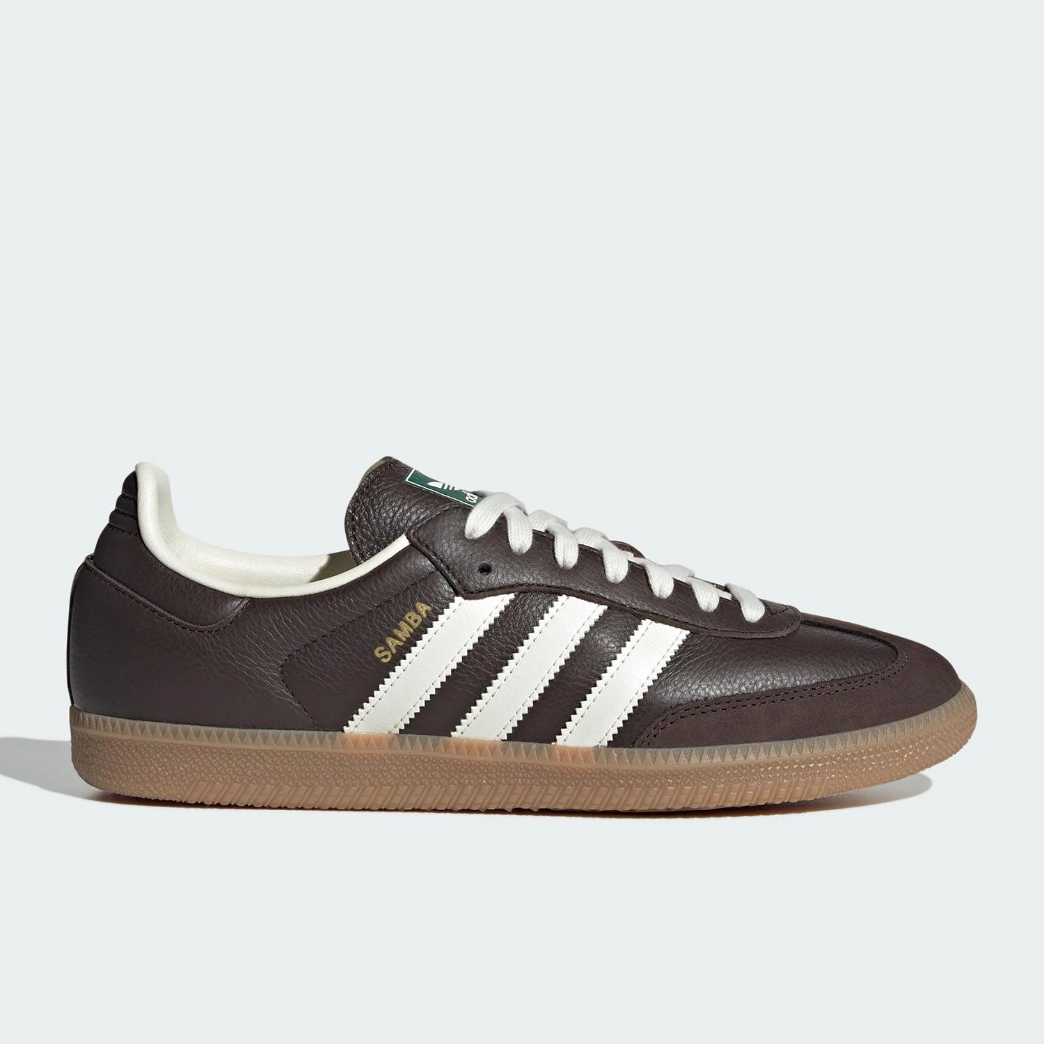 Adidas genuine clover men's and women's leather lace up three stripe board shoes JR0891