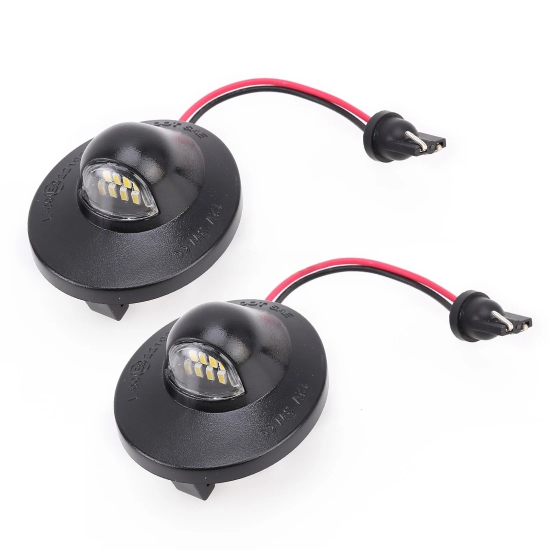 Suitable for Ford Raptor F150 license plate light DC 12V 3W 150LM 6000K 9 4014 lamp beads, a pair is sold