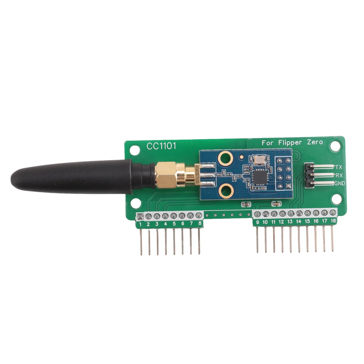 

For Flipper Zero CC1101 Module SubGhz Module with Antenna 433MHz Wider Coverage