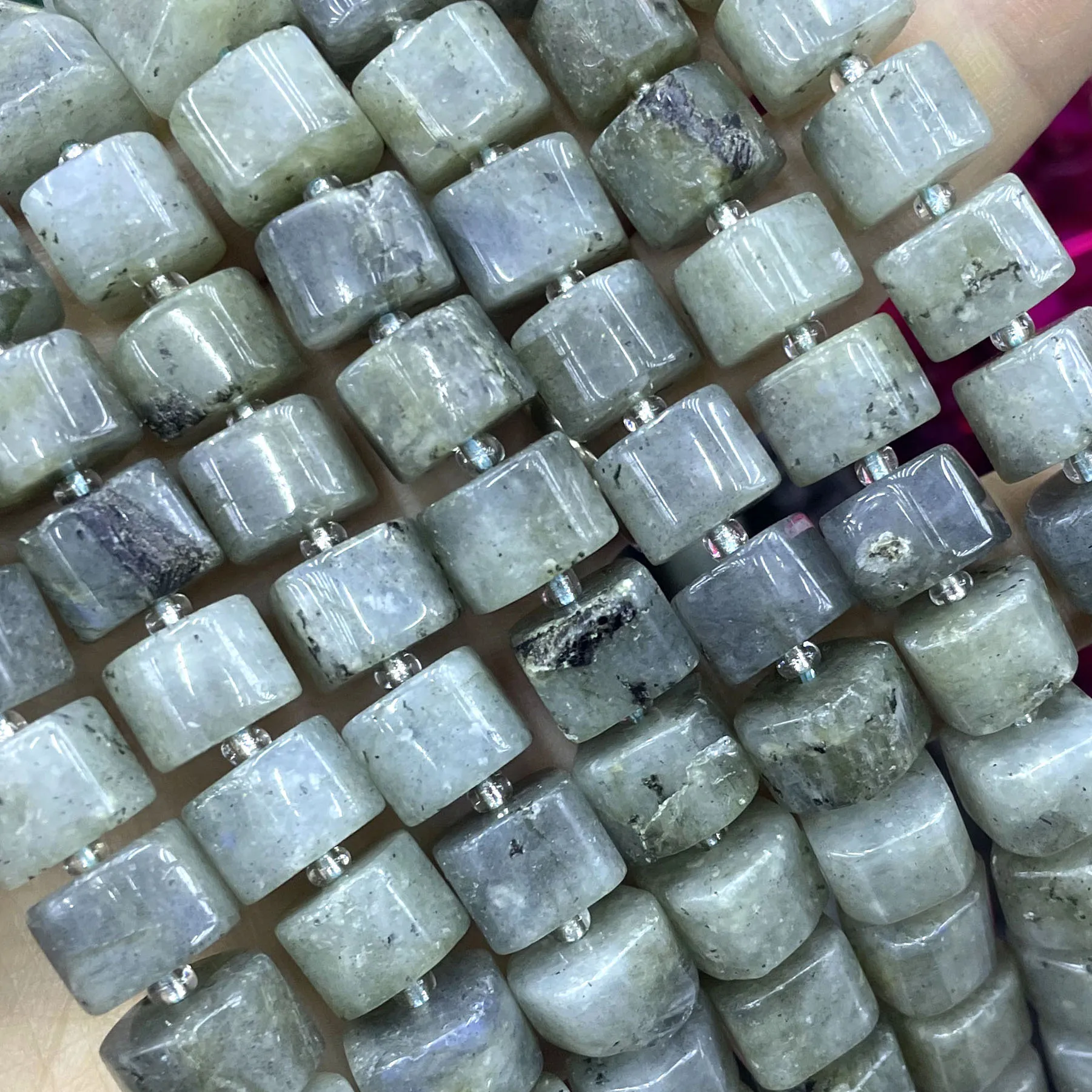 Natural Stone Irregular Blue Amazonite Loose Spacer Beads For Jewelry Making Diy Bracelets Necklace Accessories