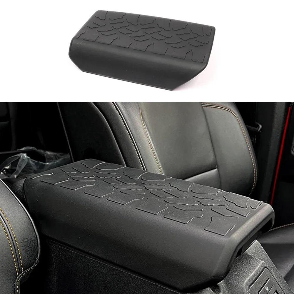 Car Console Cover Seat Box Cover Protector TPE Armrest Box Cover For Ford Bronco 2021 - 2024 Interior Styling Accessories