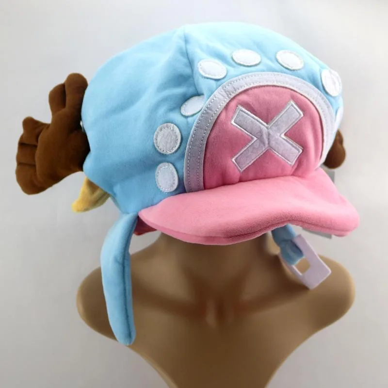 Anime Tony Tony Chopper Hat Cosplay Costume Accessories Plush Props Cartoon Adult Unisex Cap